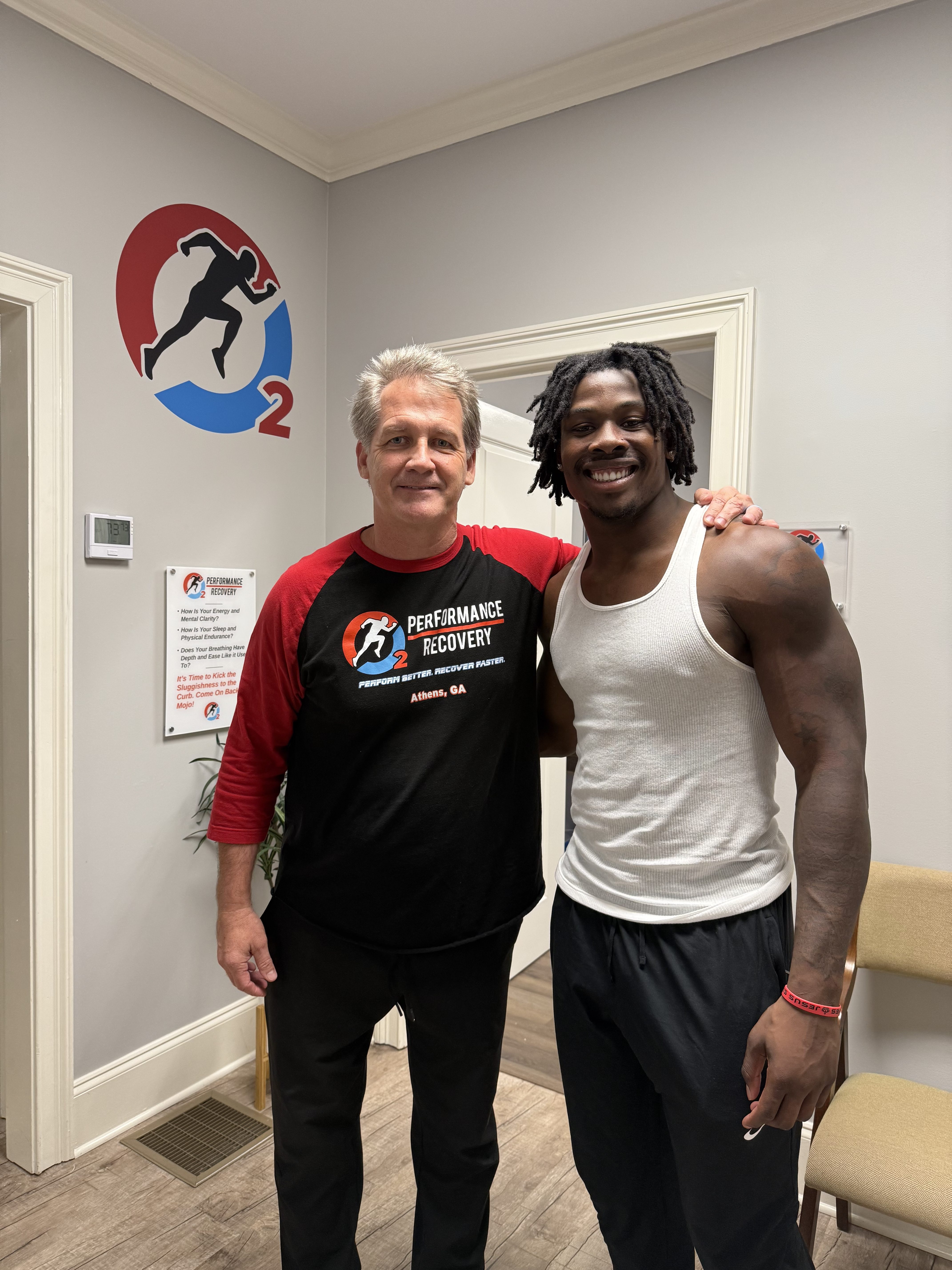 Chauncey Bowens at o2 Performance and Recovery in Bogart, GA